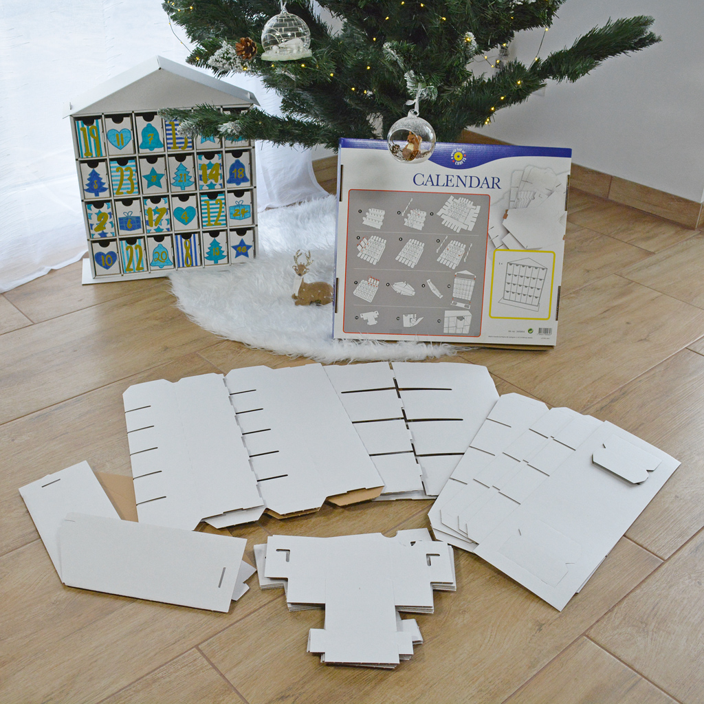 tempkalenderhaus_wiemann_lehrmittel_92689 Weihnachtskalender zum Selbstgestalten, blanko, Karton