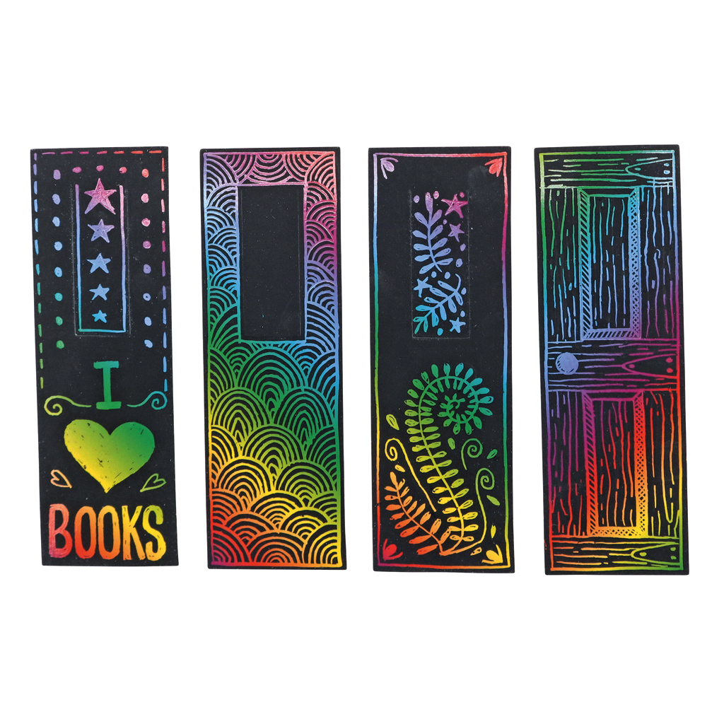 Scratch Art Lesezeichen, 20 Stück Scratch Art Lesezeichen, 20 Stück