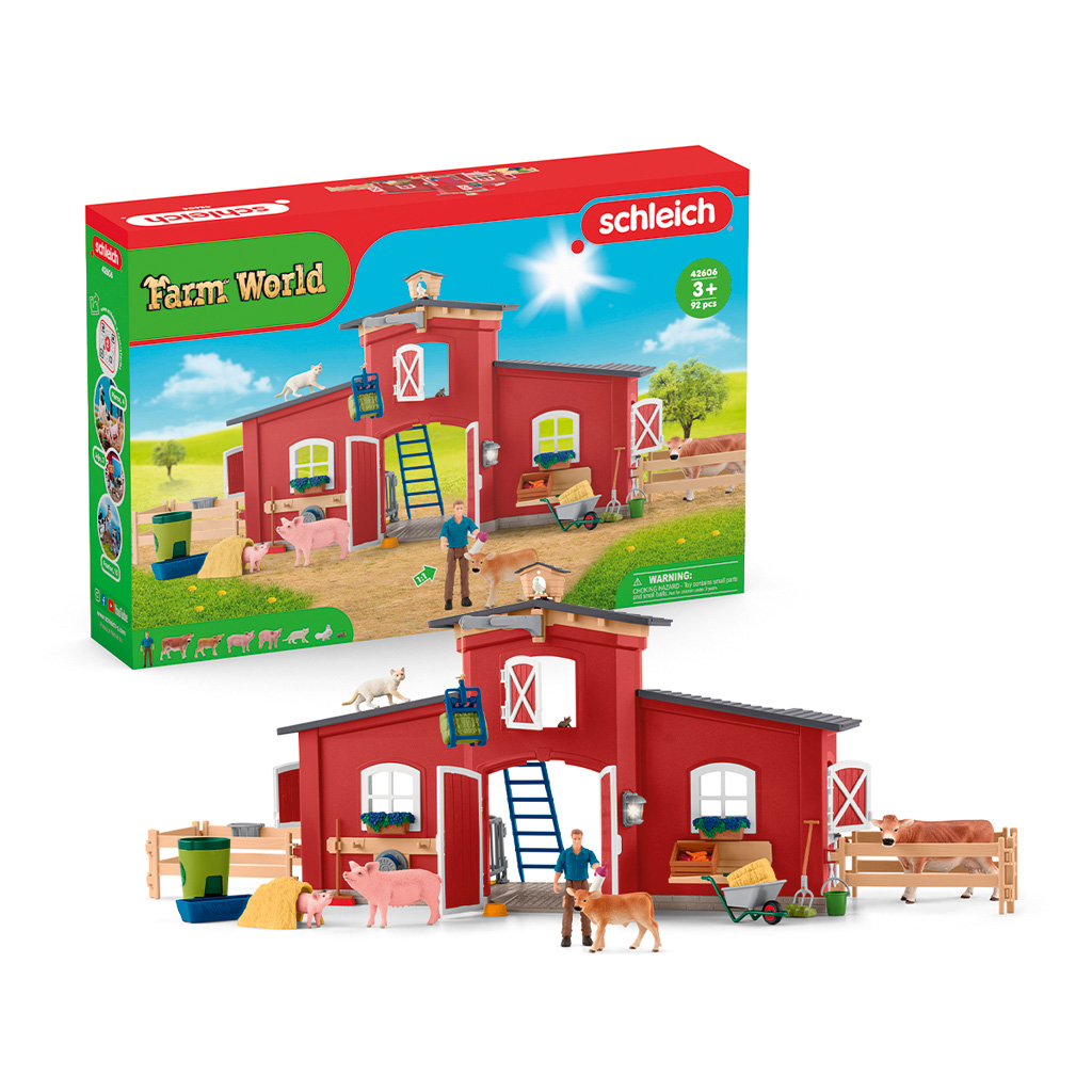 Schleich® Große Farm mit Tieren und Zubehör