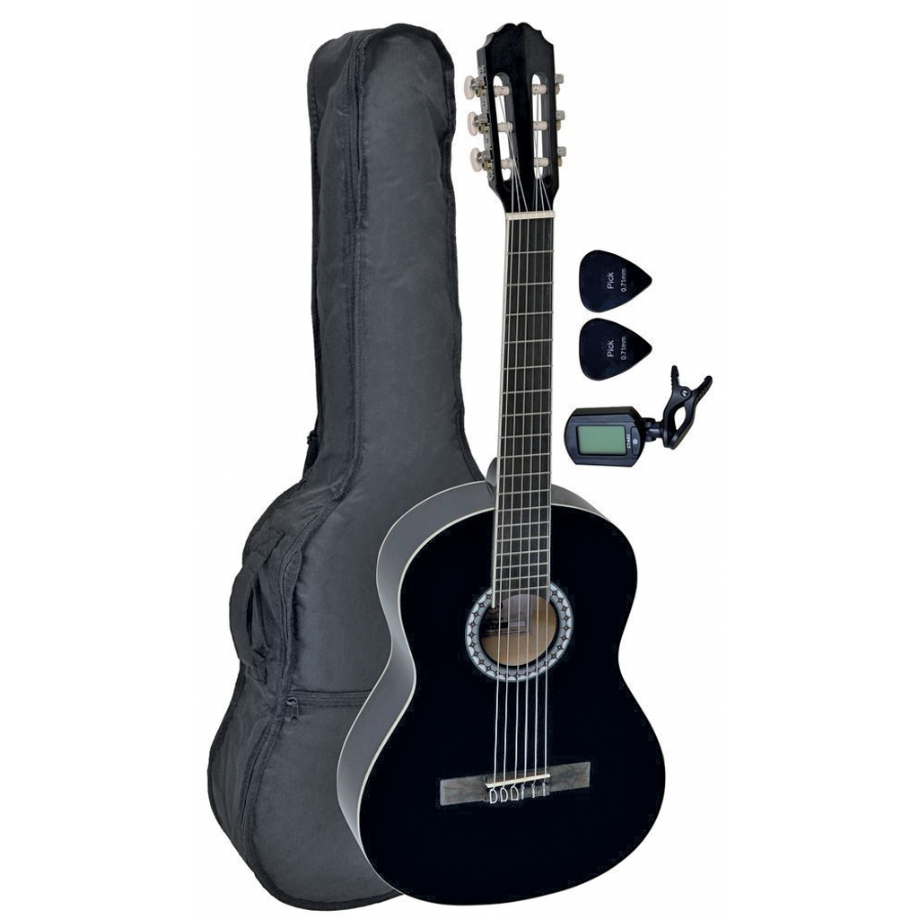 Konzert-Gitarre mit Zubehör-Bild Auf diesem Bild ist das Produkt mit der Art.Nr.: W-11699 zu sehen