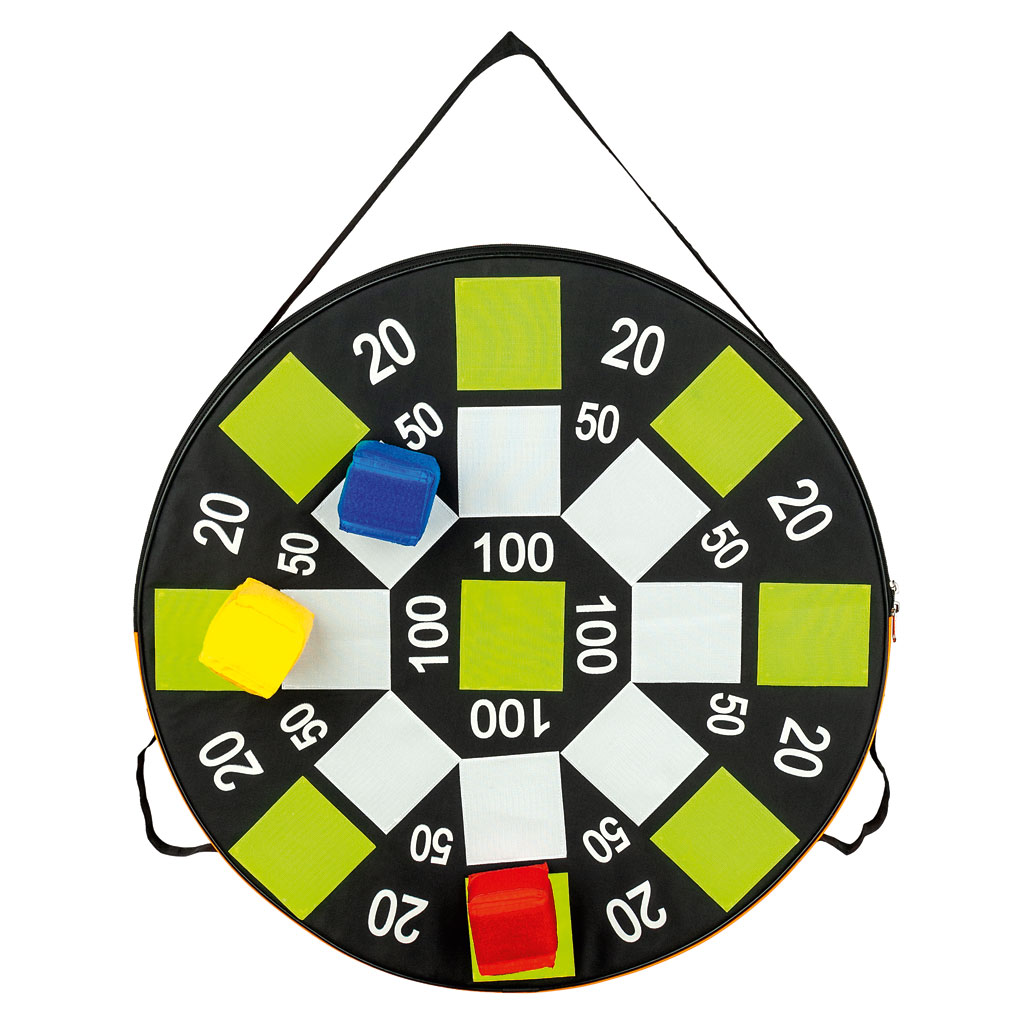 Riesen-Klettdart D=ca. 50 cm, inkl. 3 Bälle-Bild Auf diesem Bild ist das Produkt mit der Art.Nr.: W-61688 zu sehen