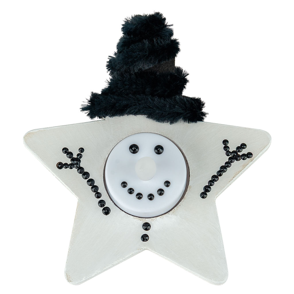 Teelichthalter Stern, blanko