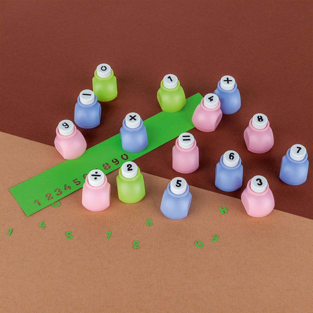 Zahlen-Motivstanzer Zahlen-Motivstanzer