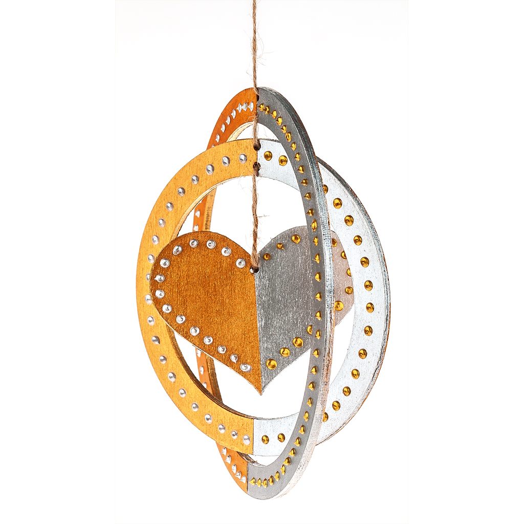 Herz-Mobile, 4-teilig, 3er-Set Herz-Mobile, 4-teilig, 3er-Set