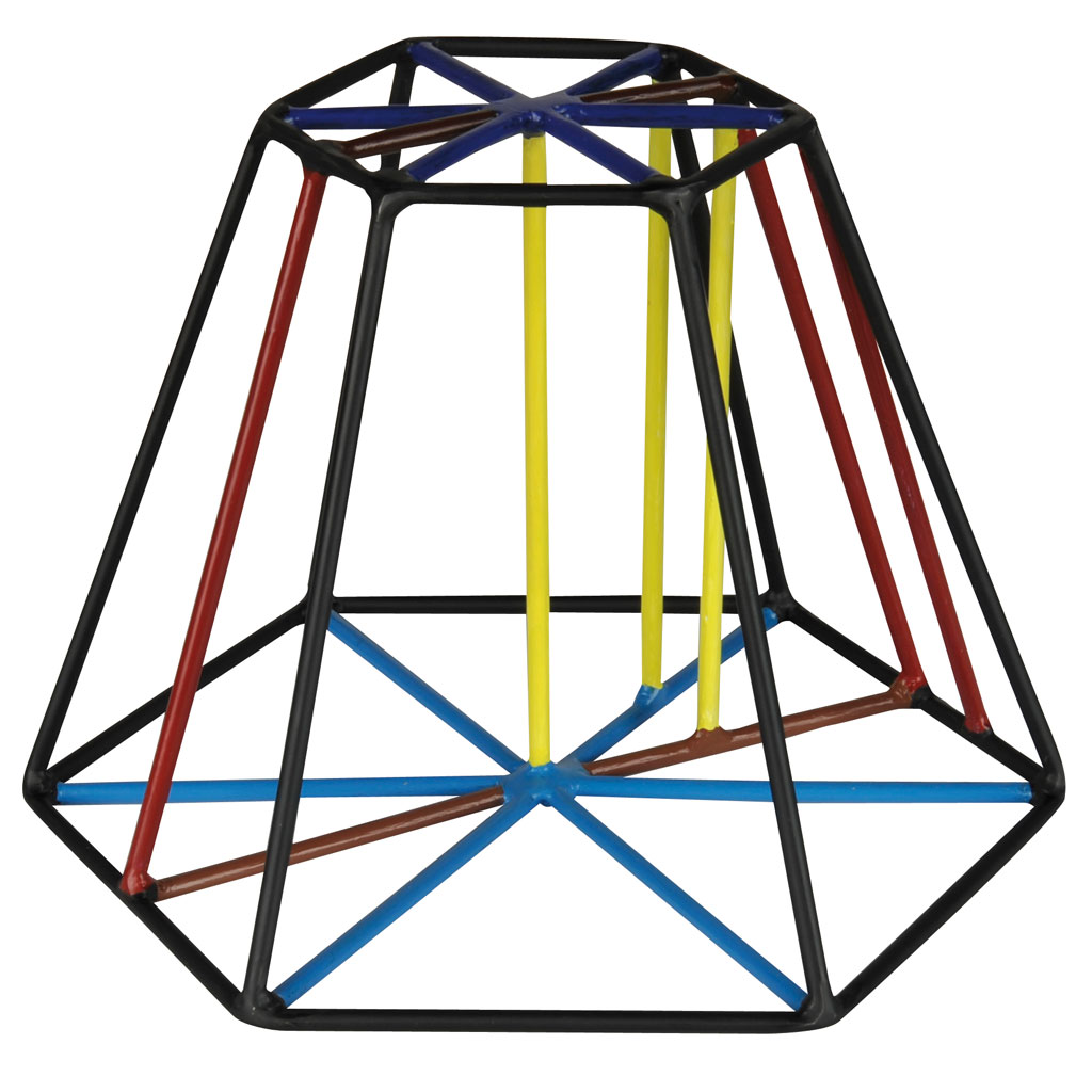 Pyramidenstumpf Stahlmodell