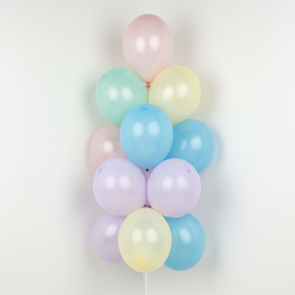 Luftballons Pastell, 100 Stück