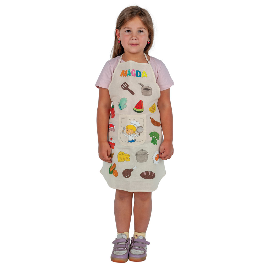 Kinderschürze, Natur Kinderschürze, Natur