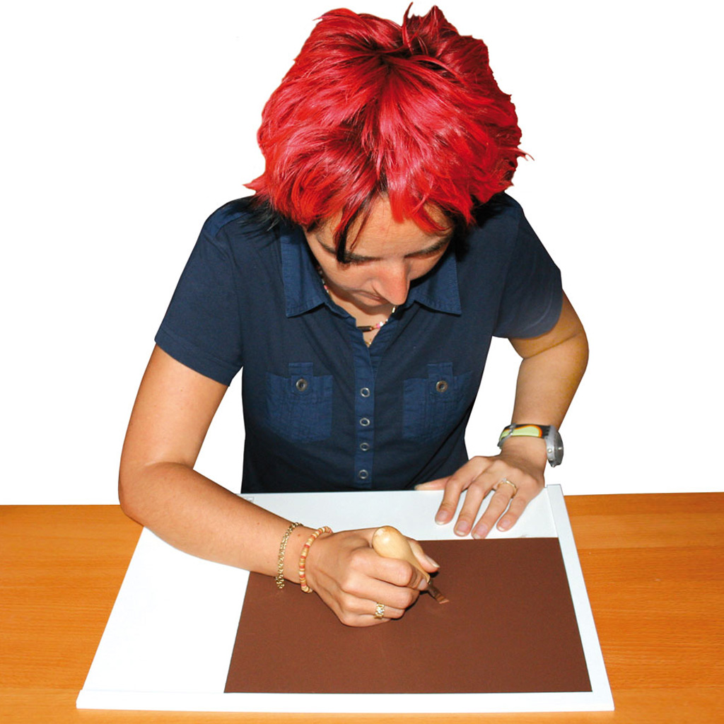 Arbeitsbrett für Linolschnitt, 1 Stück