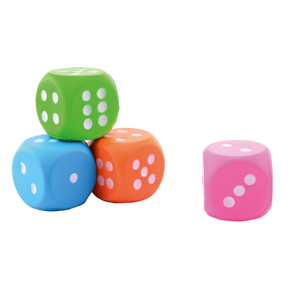 Schaumstoffwürfel, 4er-Set