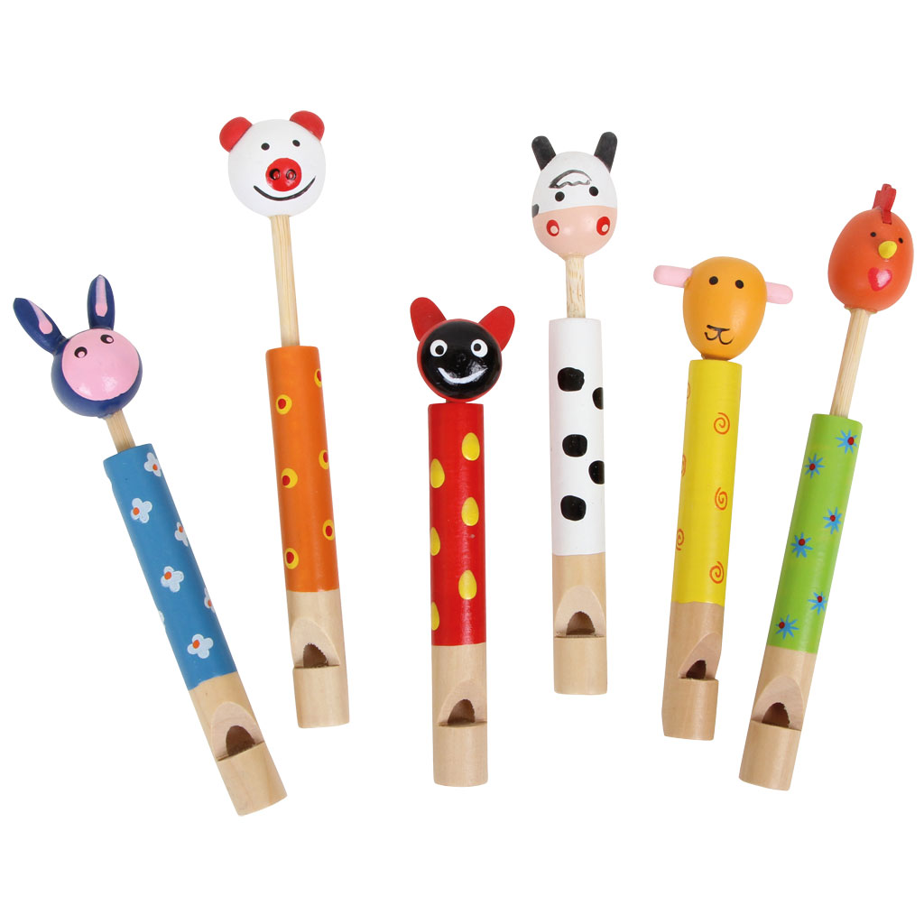 6er Set - Flöten Tiere-Bild Auf diesem Bild ist das Produkt mit der Art.Nr.: W-82937 zu sehen