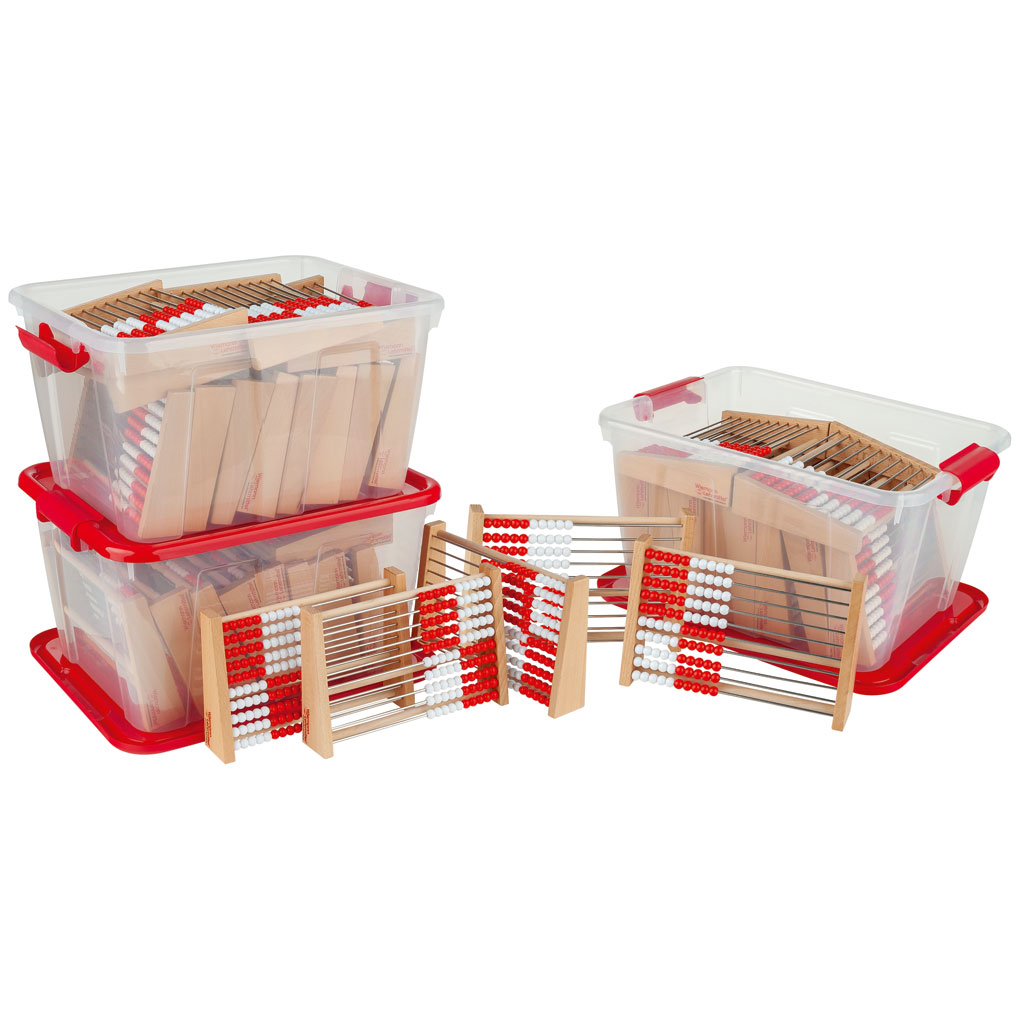 Schüler-Rechenrahmen 1–100 Rot/Weiß Klassensatz 1 Schüler-Rechenrahmen 1–100 Rot/Weiß Klassensatz 1