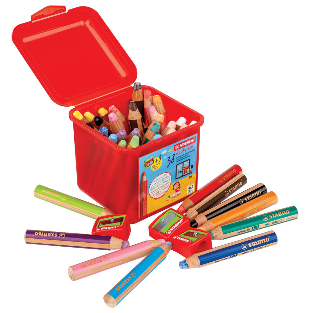 Stabilo® Woody 3 in 1 in 38er-Box Stabilo® Woody 3 in 1 in 38er-Box