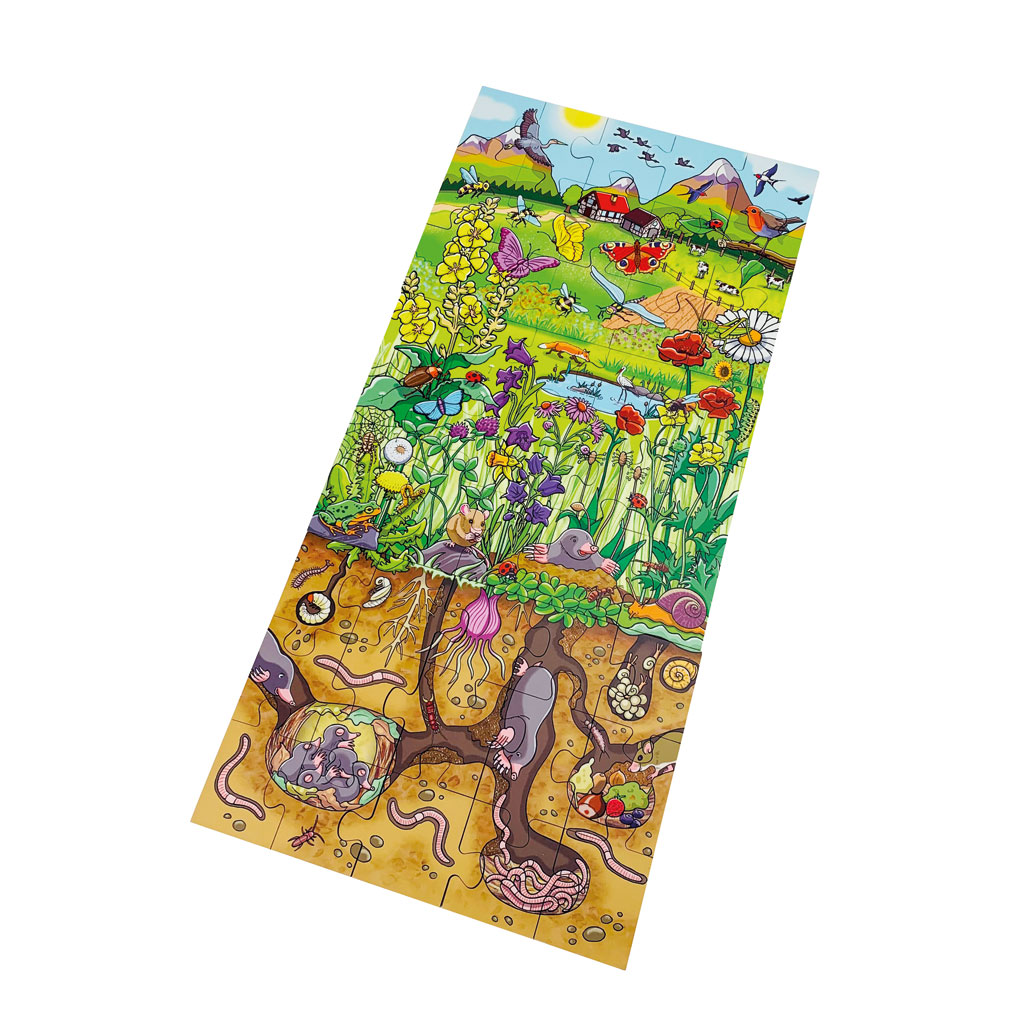 Bodenpuzzle "Entdecke die Blumenwiese" Bodenpuzzle "Entdecke die Blumenwiese"