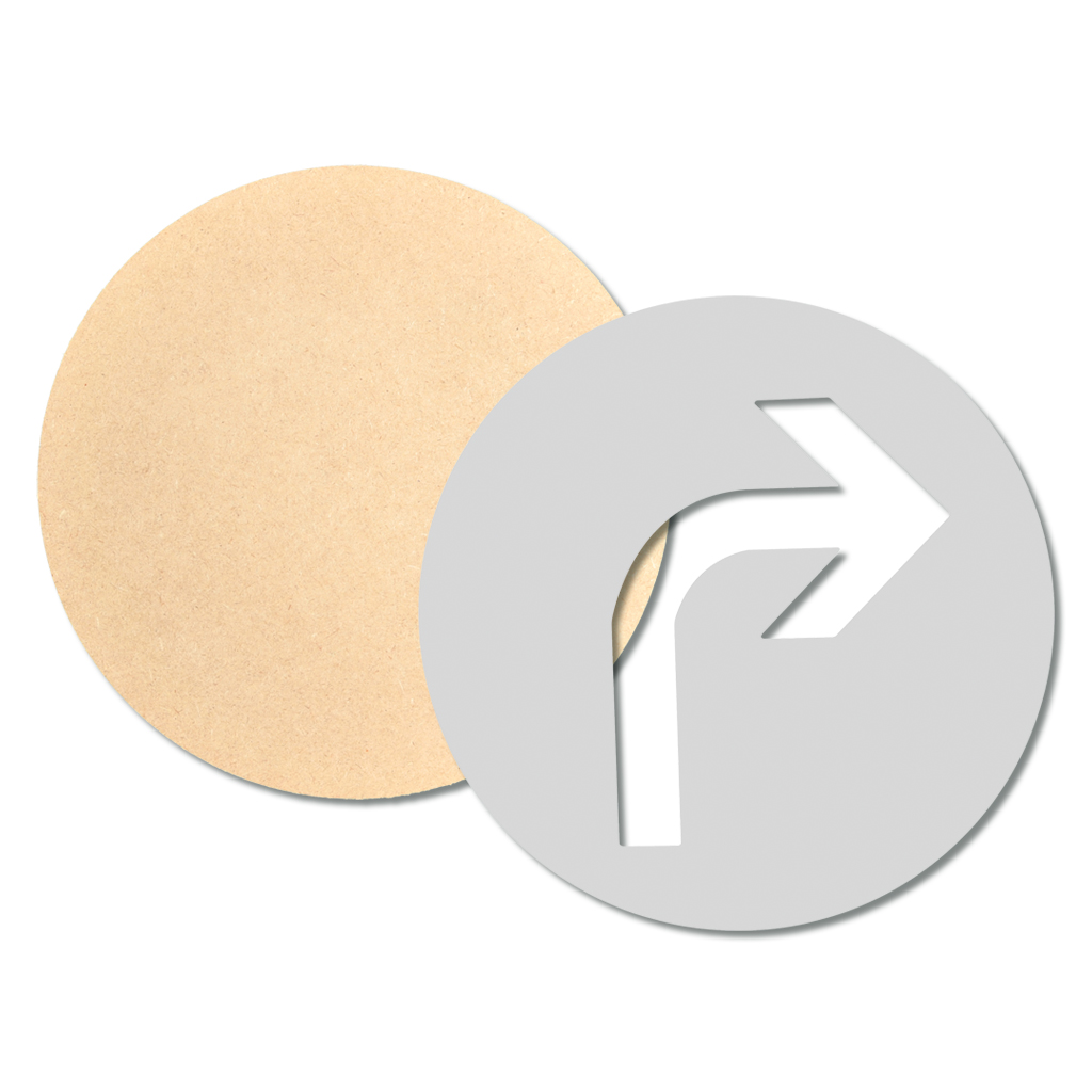 Verkehrsschild Nr. 209 zum Selberbauen