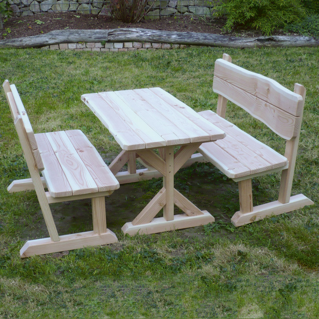 Outdoor-Sitzgarnitur aus Douglasie