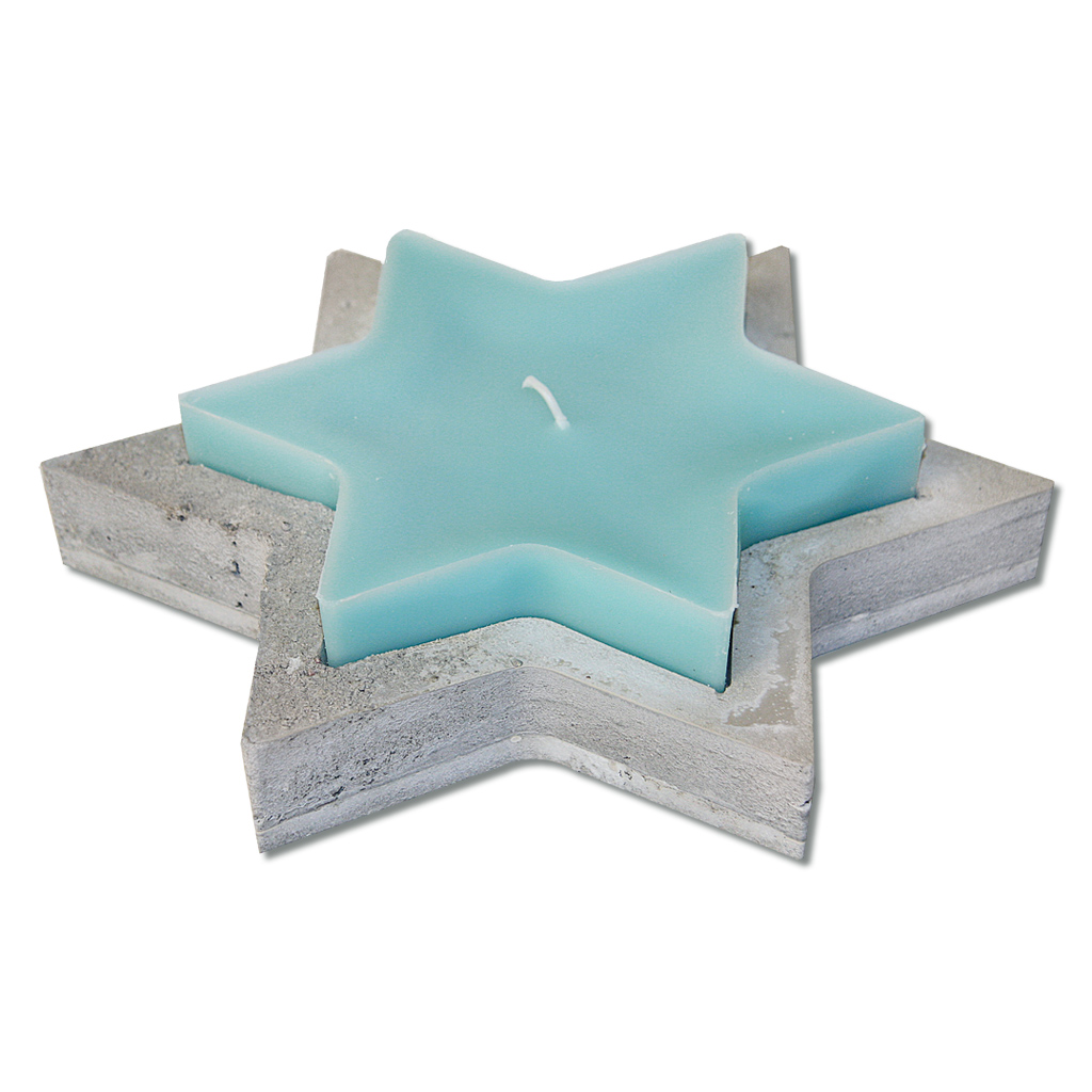 Gießform für Beton Stern, 2 Stück