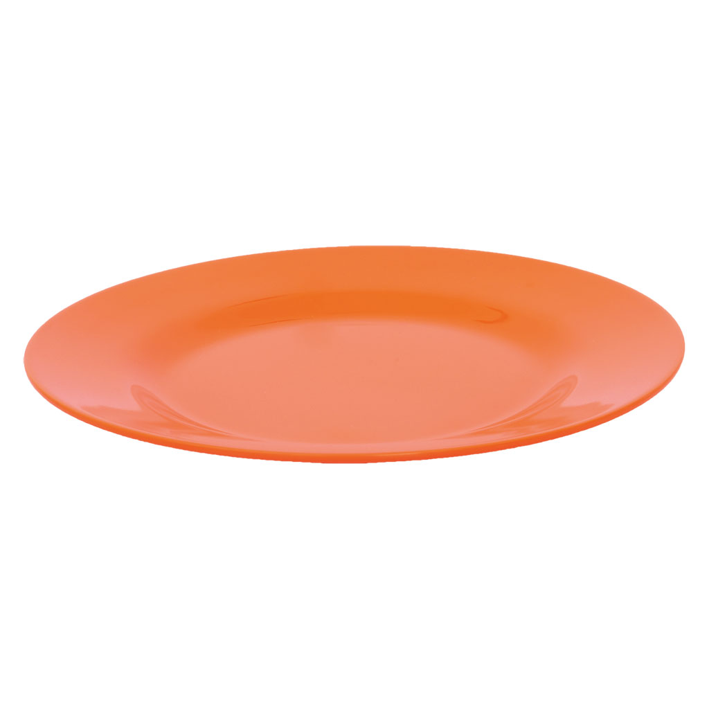 Knirpsengedeck - Teller flach groß in orange