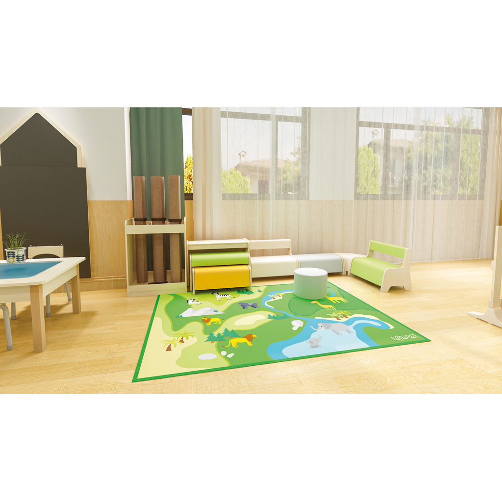 Spielteppich Zoo
