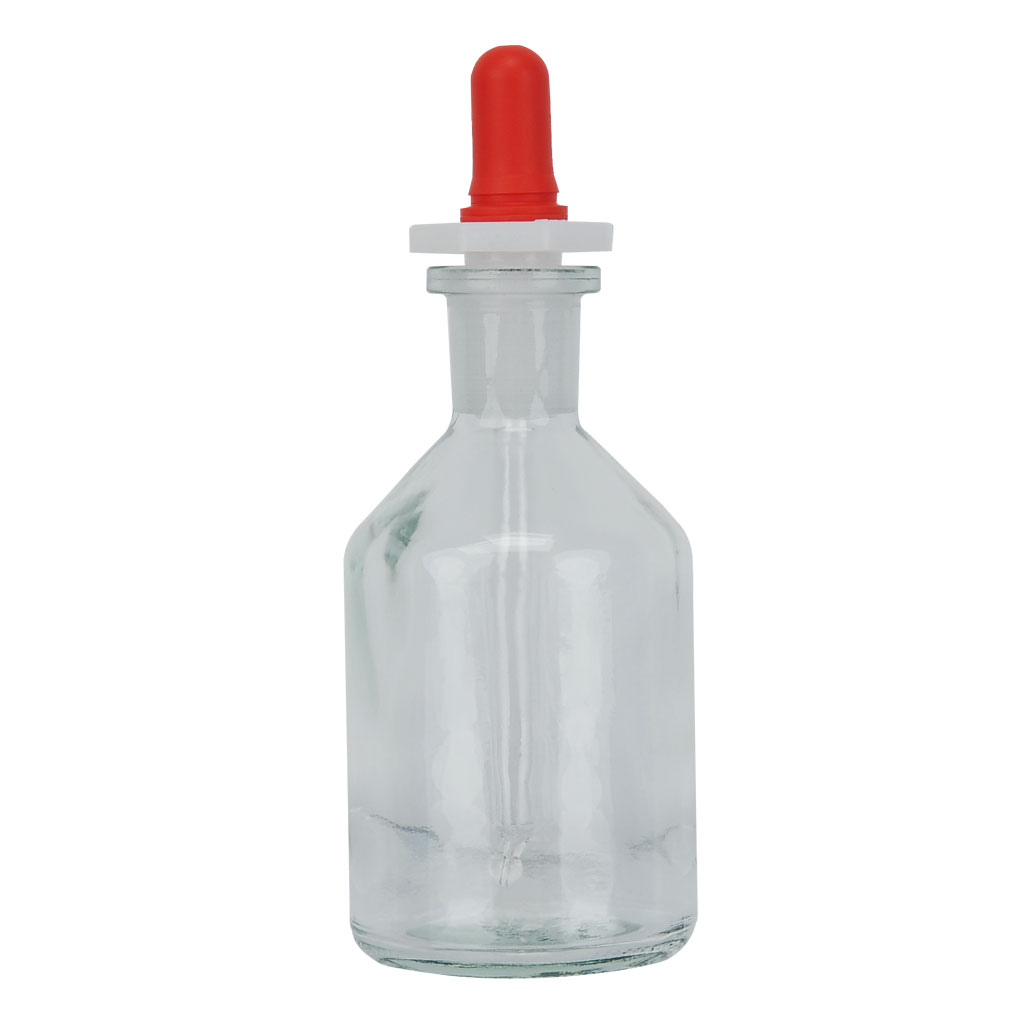 Pipettenflasche, Klarglas