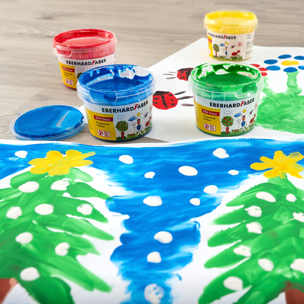 Eberhard Faber Fingermalfarben im Töpfchen Eberhard Faber Fingermalfarben im Töpfchen
