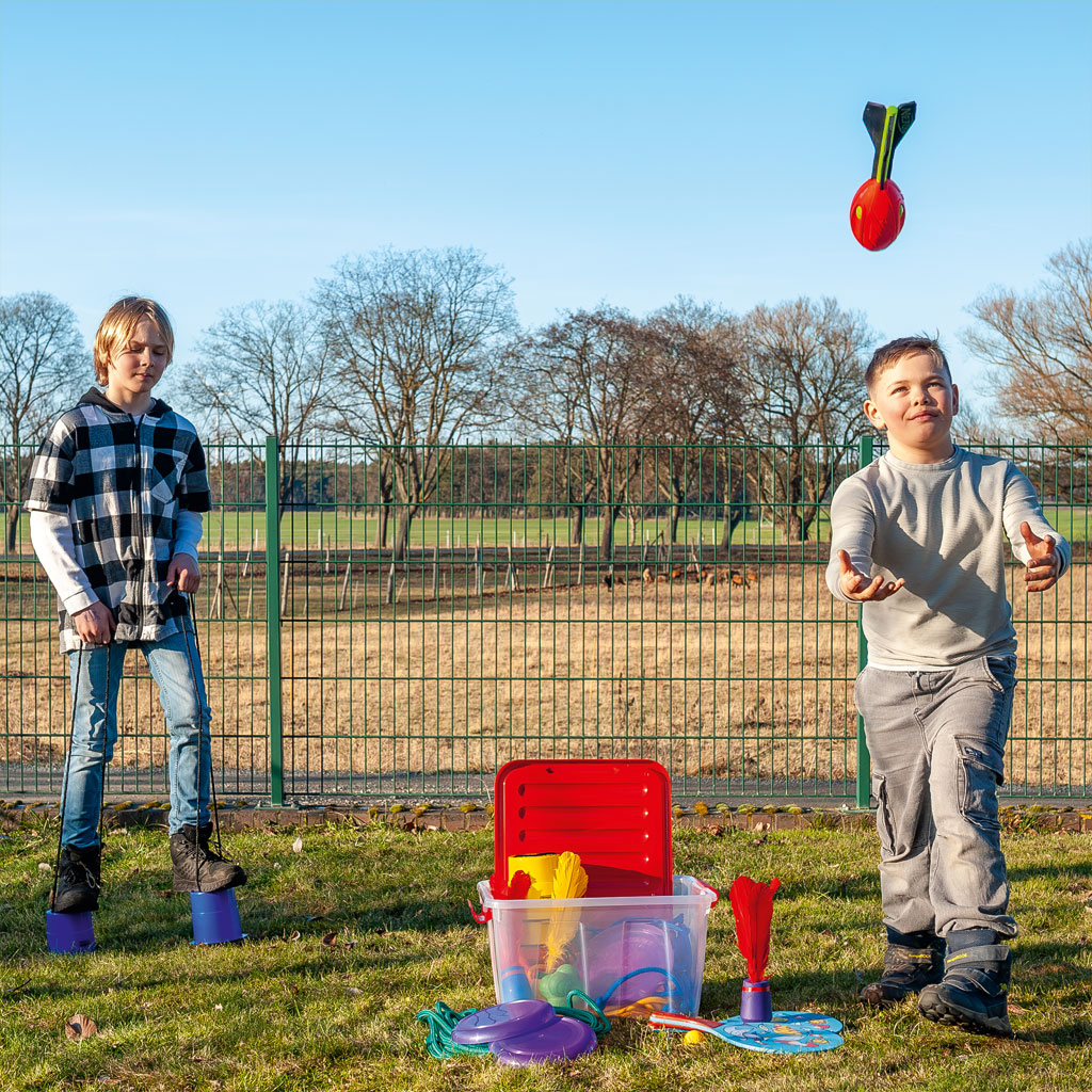 Spielkiste für Pause und Freizeit