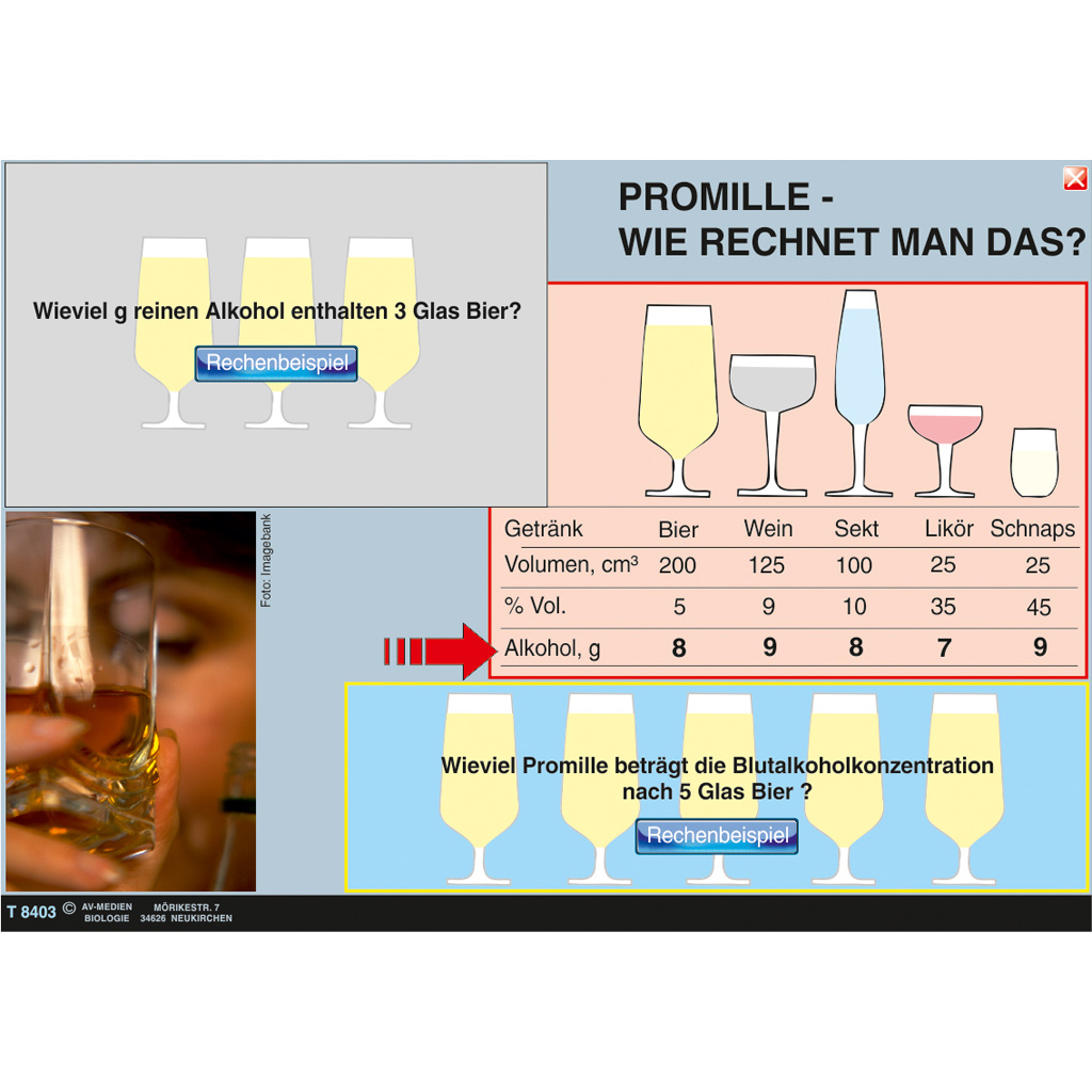 Interaktive digitale Tafelbilder HUMANBIOLOGIE 4