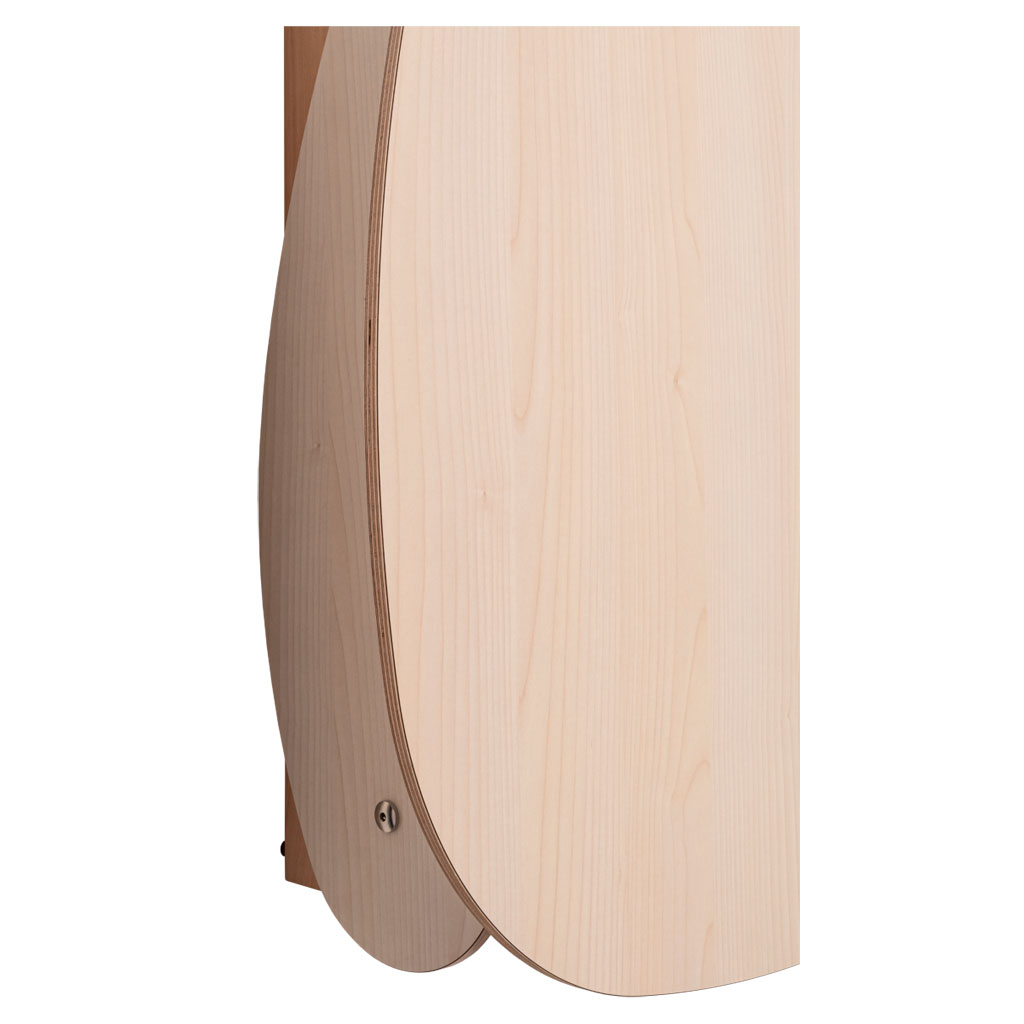Wandwickeltisch aus Birke