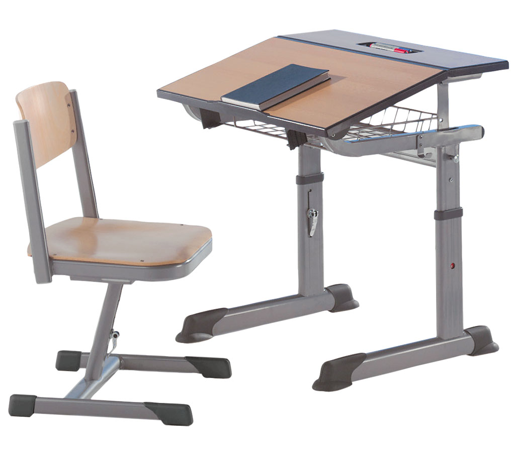 Aluflex® Einer-Schultisch – Größe 1