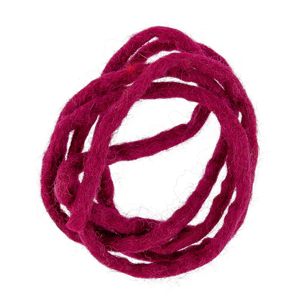 Filzkordel in Einzelfarben, 1 m lang