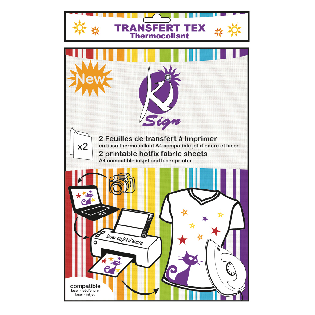 Bügelfolie zum Bedrucken, 2 Stück-Bild Auf diesem Bild ist das Produkt mit der Art.Nr.: W-92352 zu sehen