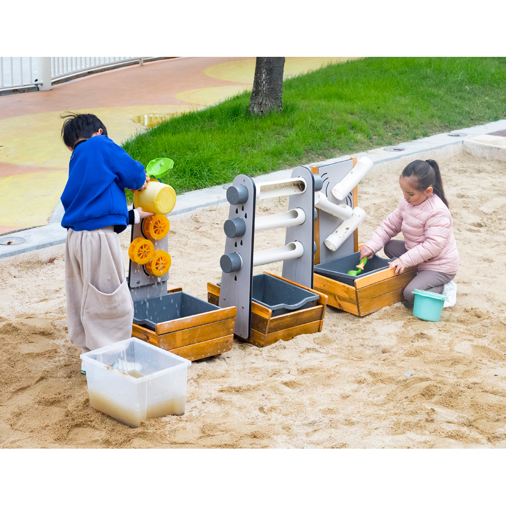 Wasserspiel Wasserräder