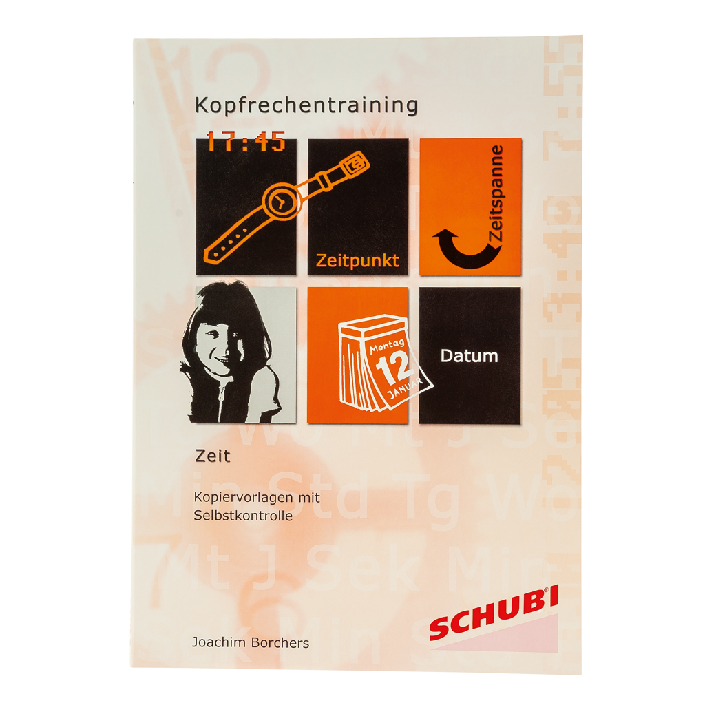Kopfrechentraining Zeit-Bild Auf diesem Bild ist das Produkt mit der Art.Nr.: W-30410 zu sehen