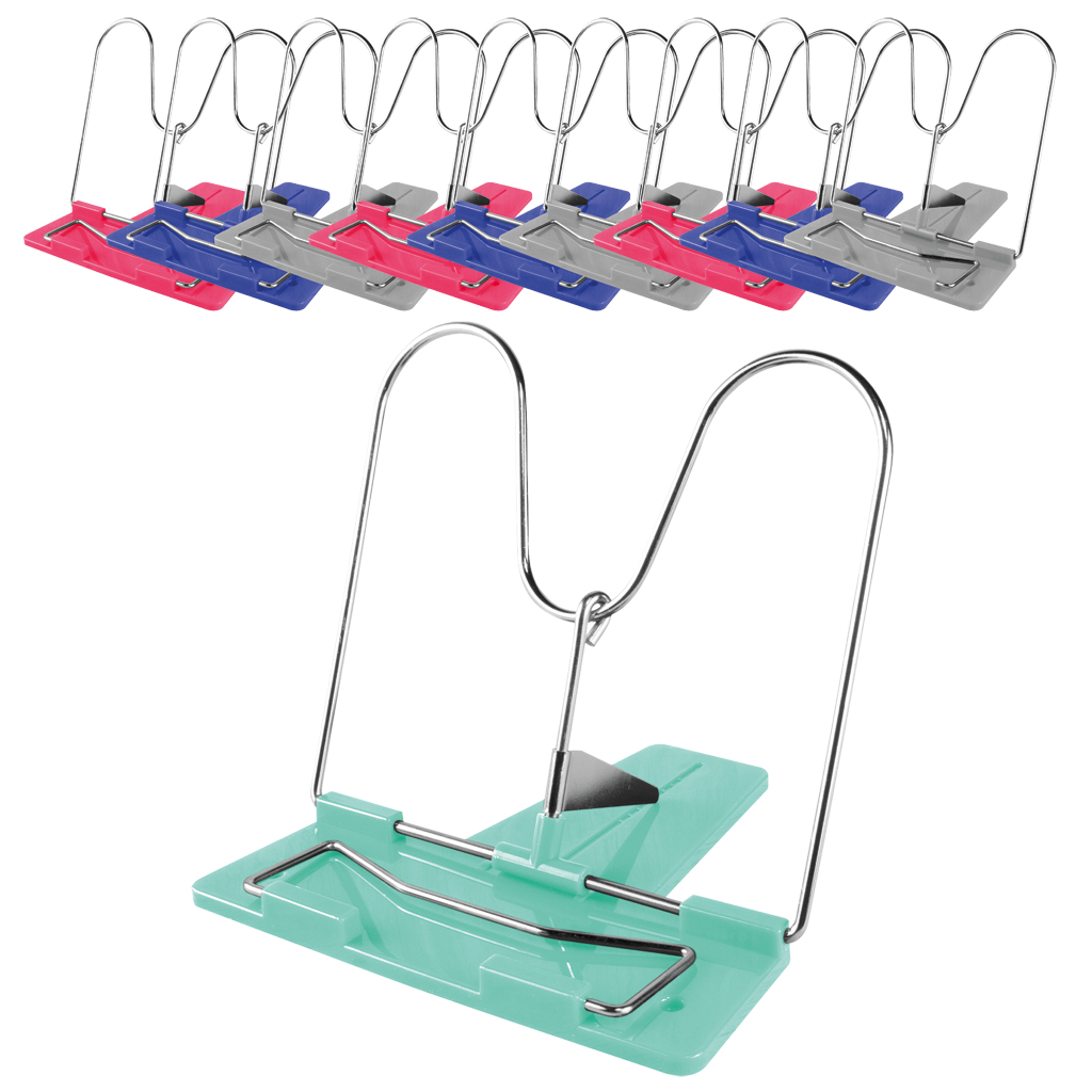 Buch- und Leseständer mit Metallbügel