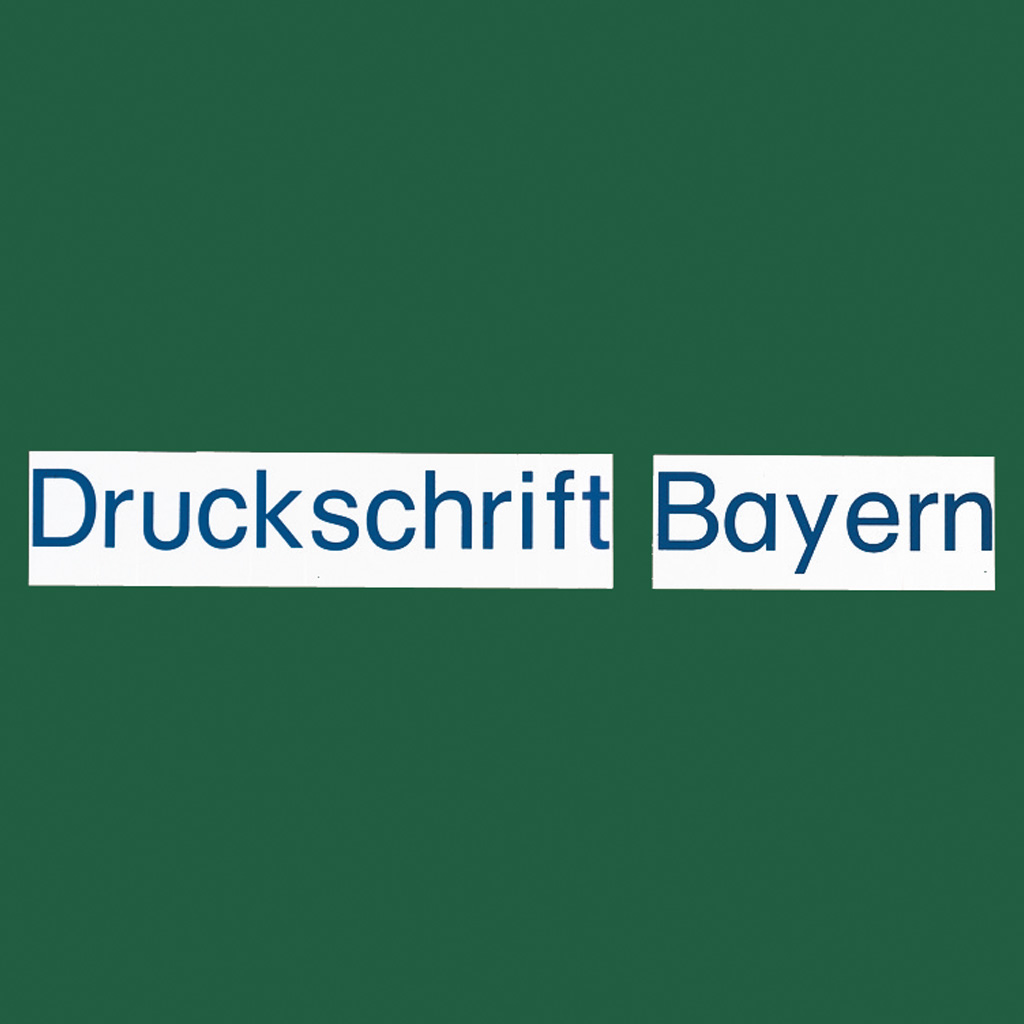 ABC-Buchstabensatz – Neue Druckschrift Bayern