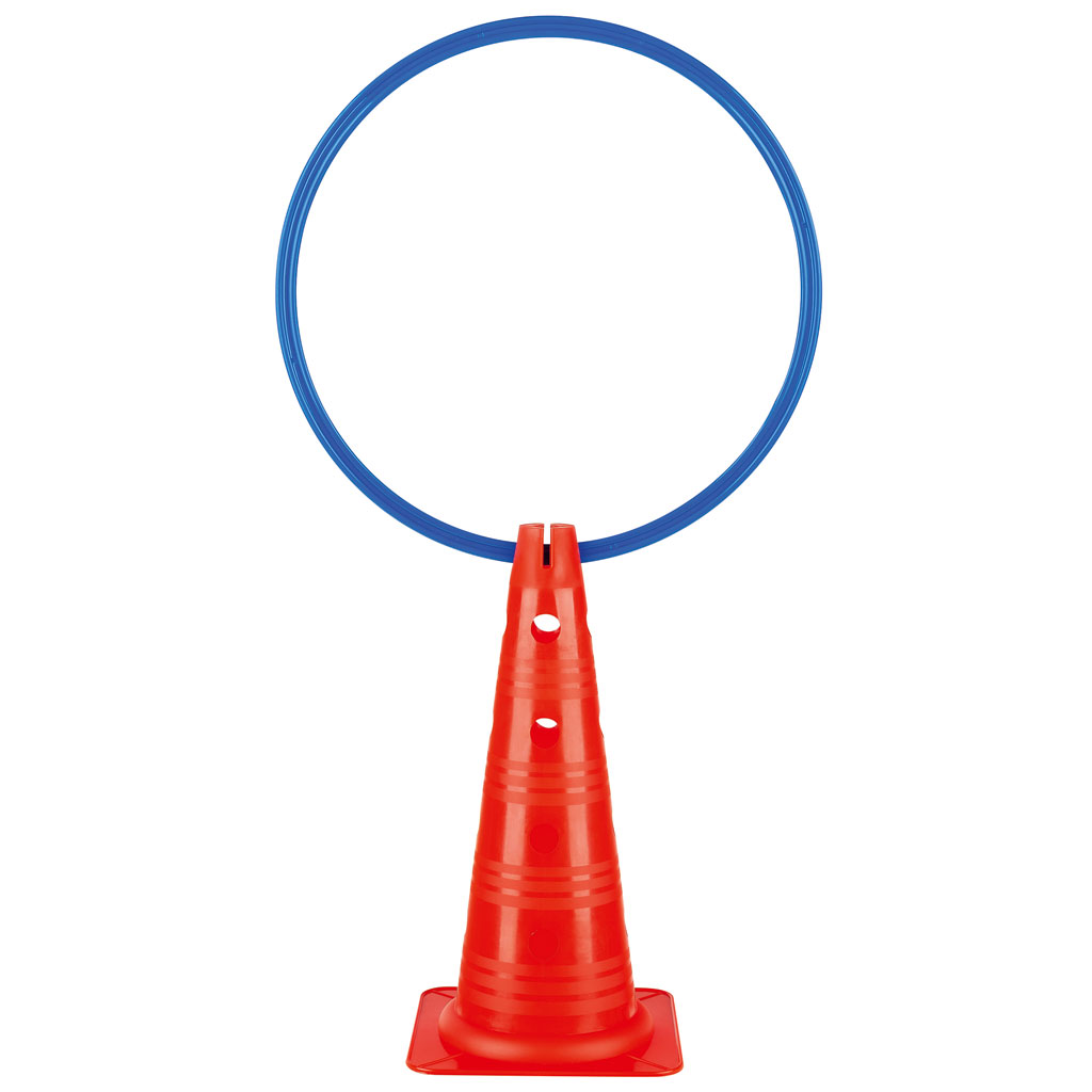 Lochkegel Rot und Blau, 4er-Set
