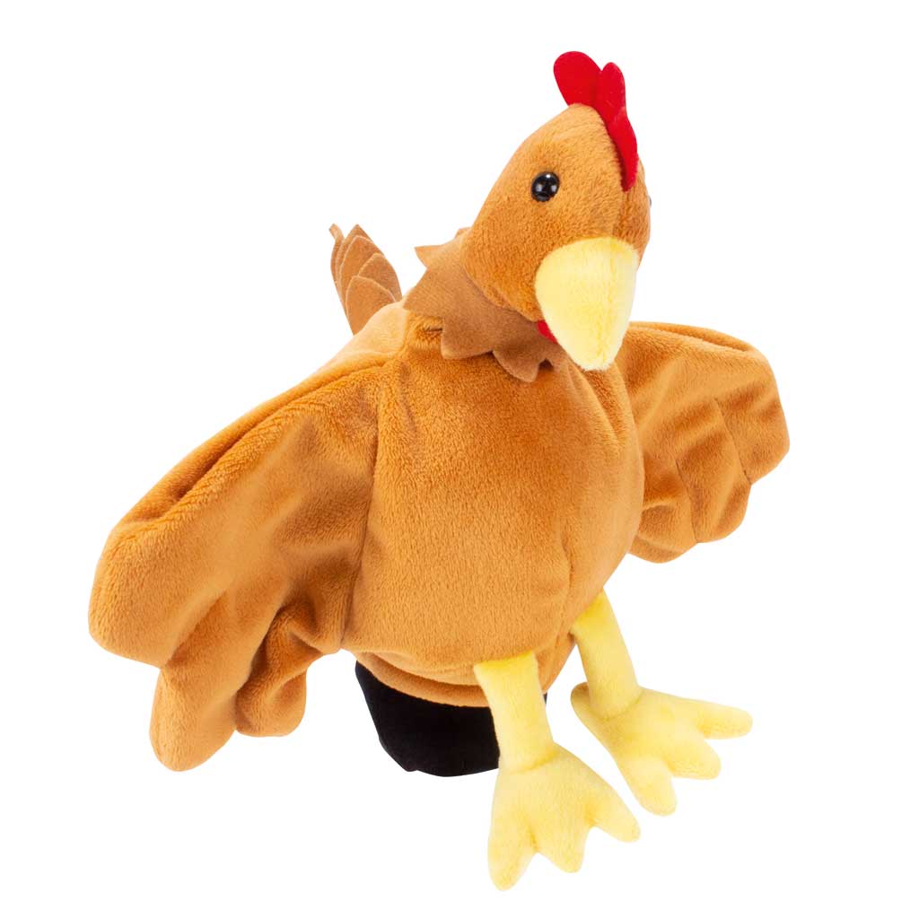 temphandpuppe_huhn_wiemann_lehrmittel_82810 Handpuppe Huhn