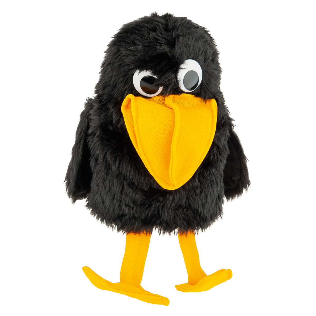 Handpuppe Rabe Abraxas Handpuppe Rabe Abraxas