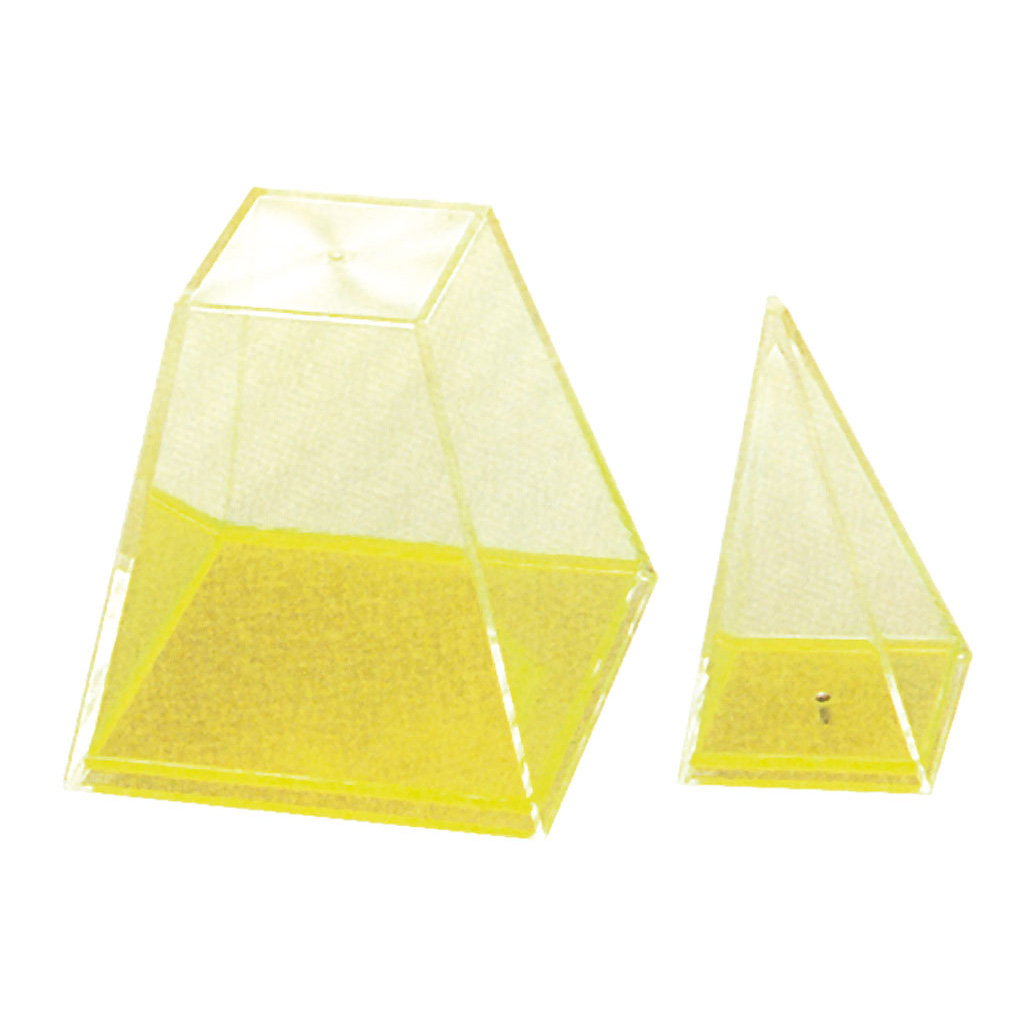 Pyramide, 4-seitig, mit abnehmbarer Spitze