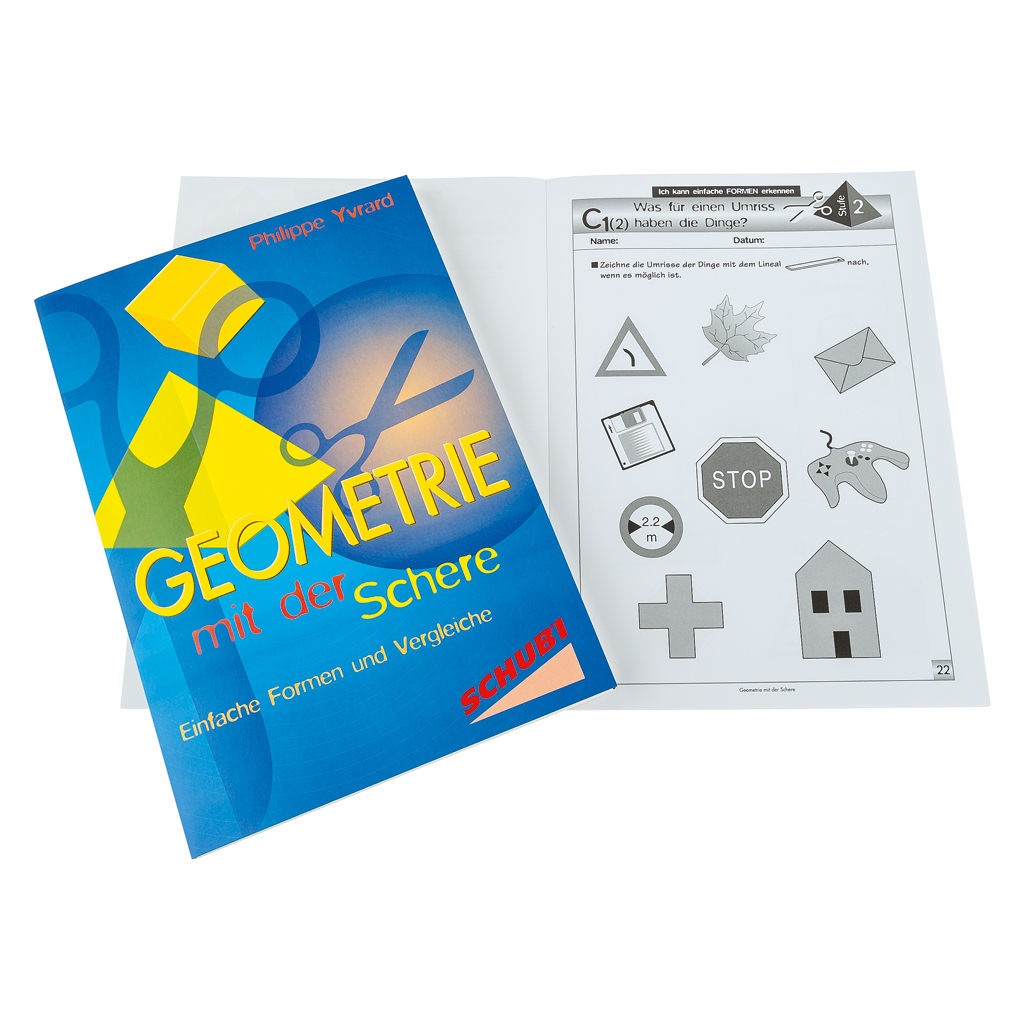 Schubi® Geometrie mit der Schere Kopiervorlagen