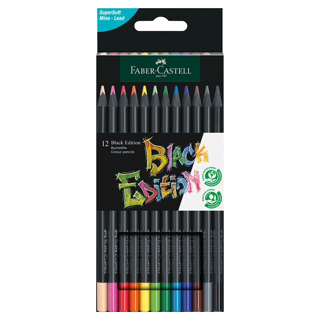 Faber-Castell® Buntstifte Black Edition-Bild Auf diesem Bild ist das Produkt mit der Art.Nr.: W-93550 zu sehen