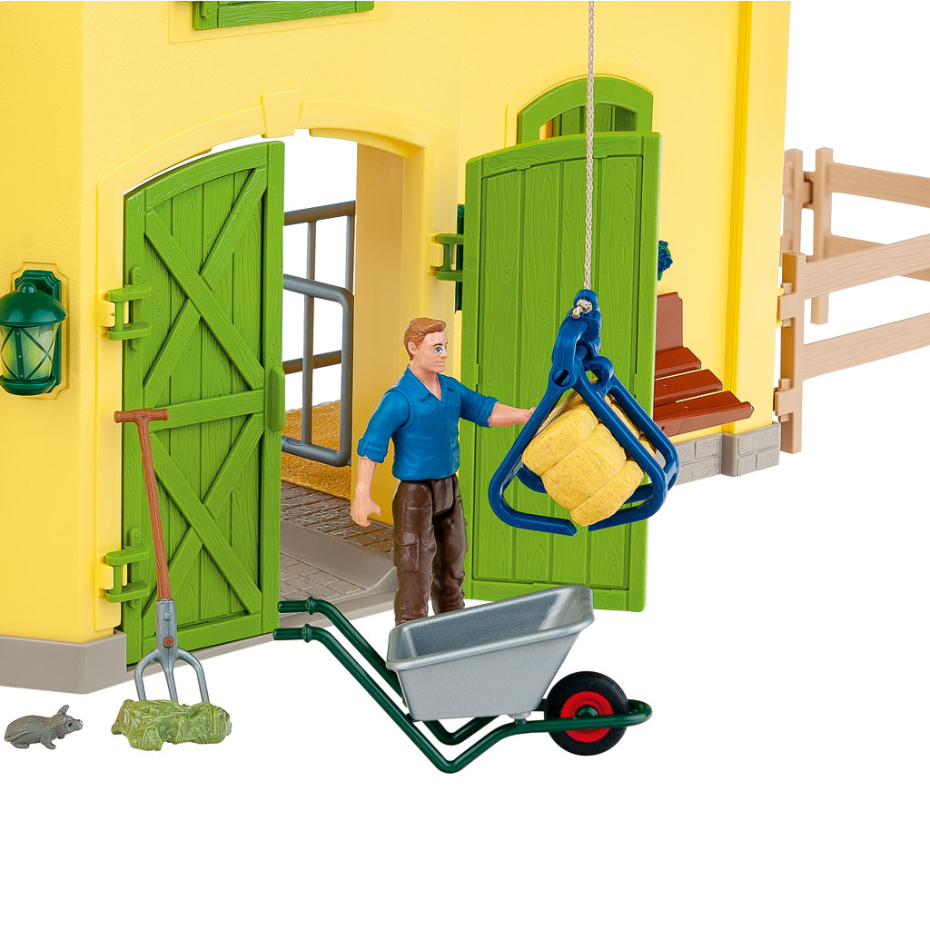 Schleich® Großer Stall mit Tieren und Zubehör