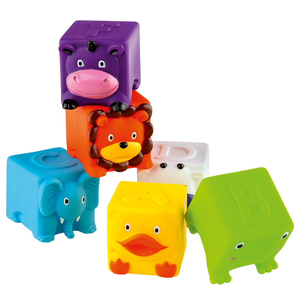 Stapelblöcke Soft and Squeezy, 6er-Set Stapelblöcke Soft and Squeezy, 6er-Set