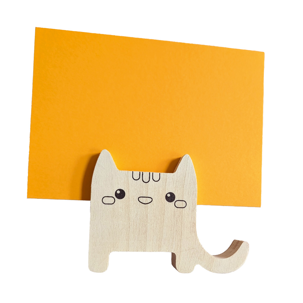 Kartenhalter Hund und Katze