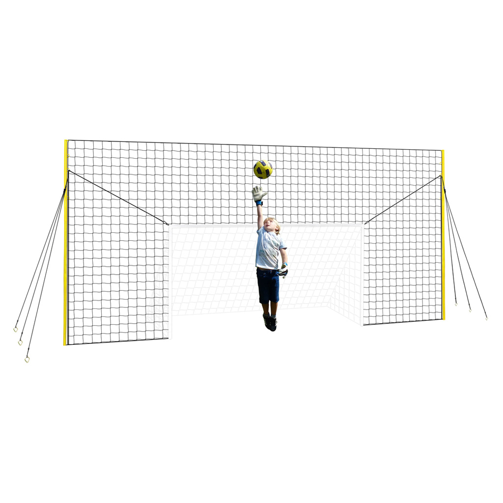 Fußballtor mit Fangnetz