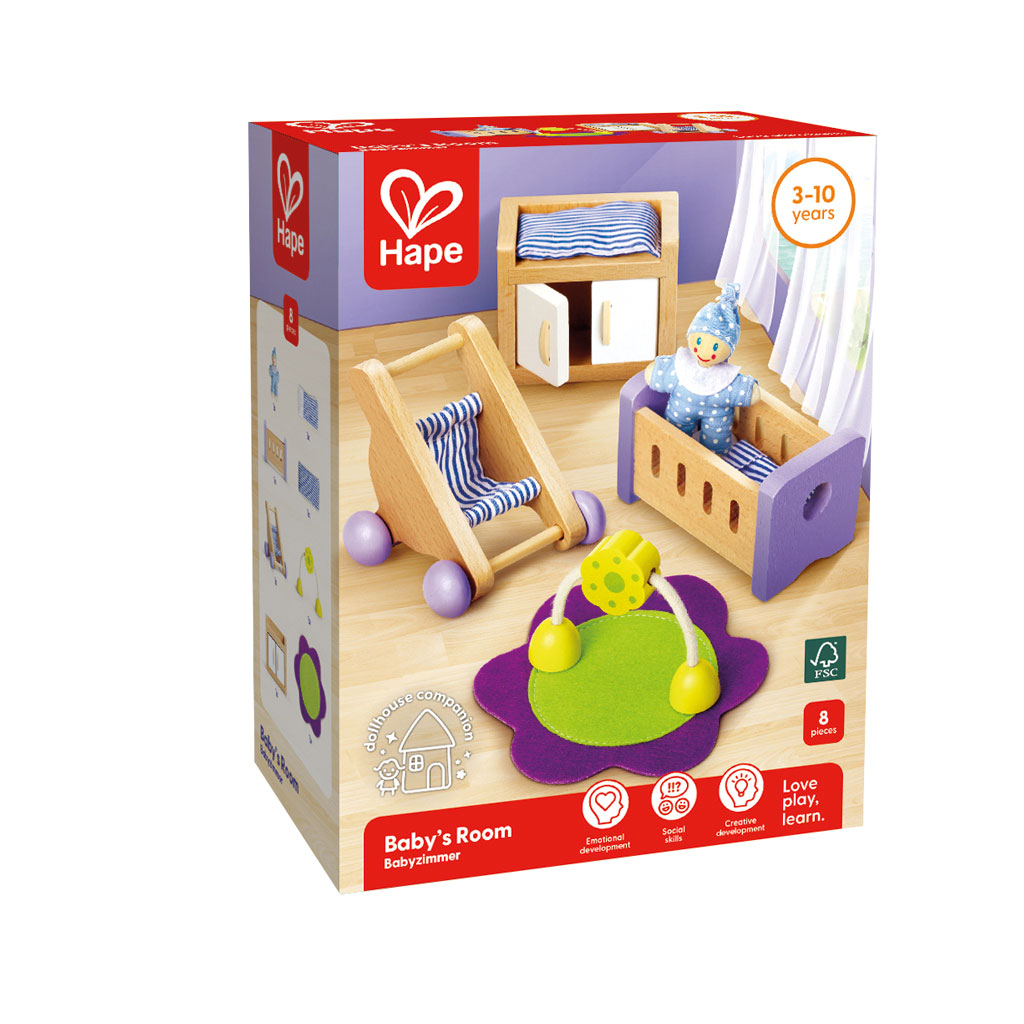 Puppenhaus-Babyzimmer