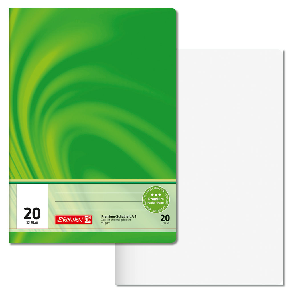 Brunnen® Schulheft DIN A4