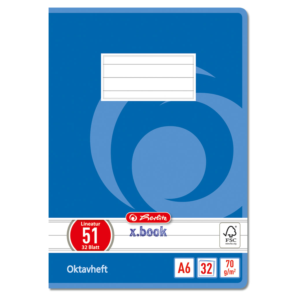 Herlitz®Oktavheft DIN A6