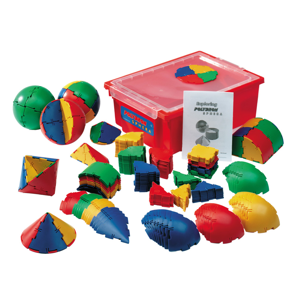 Polydron Sphera 3D-Geometriebauteile Klassenset-Bild Auf diesem Bild ist das Produkt mit der Art.Nr.: W-30055 zu sehen