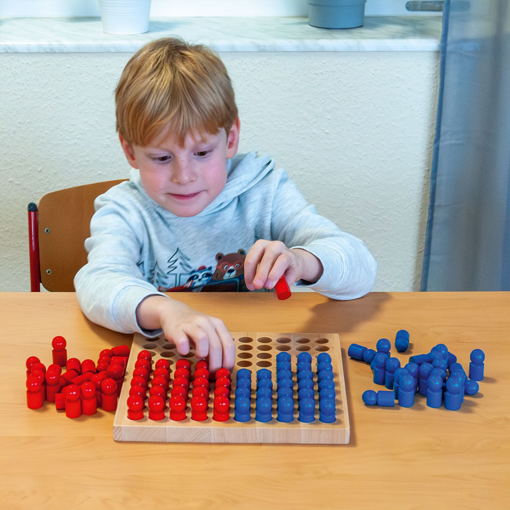 Wiemann Lehrmittel® Hunderter-Steckbrett