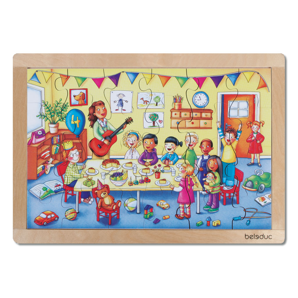 Holzpuzzle für Kleinkinder